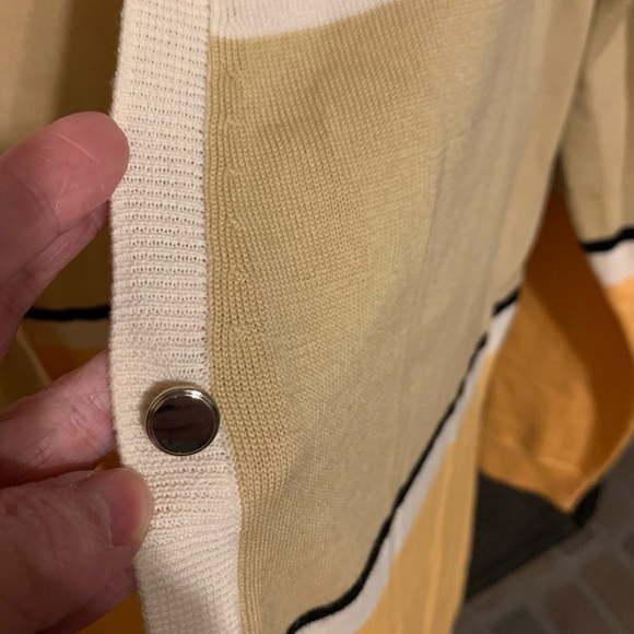 St John Couture Tank Cardigan twin set Fine Wool Knit - Picture 3 of 14